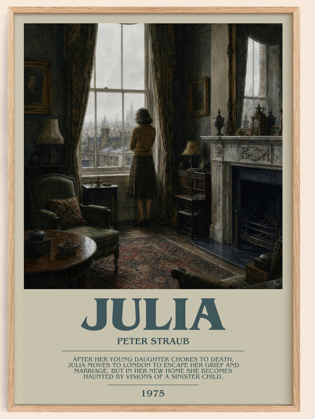 Julia Bookish Wall Art by Peter Straub