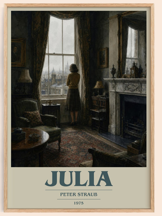 Julia Book Cover Poster by Peter Straub