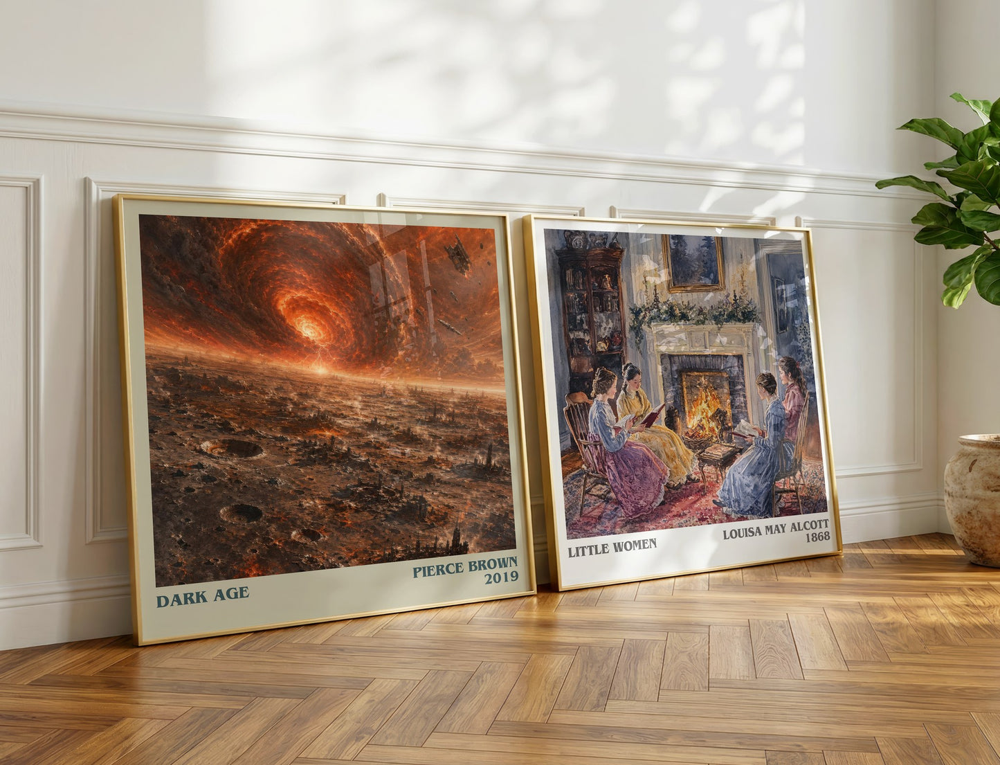 Dark Age literary print on bookshelf – Pierce Brown fan gift