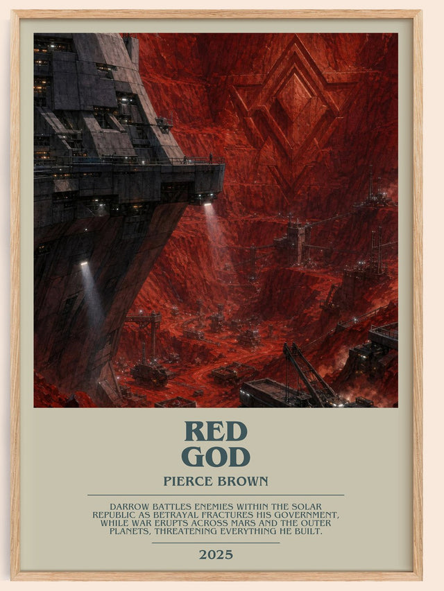 Red God Bookish Wall Art by Pierce Brown