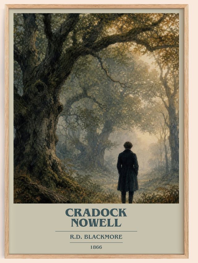 Cradock Nowell Book Cover Poster by R.D. Blackmore