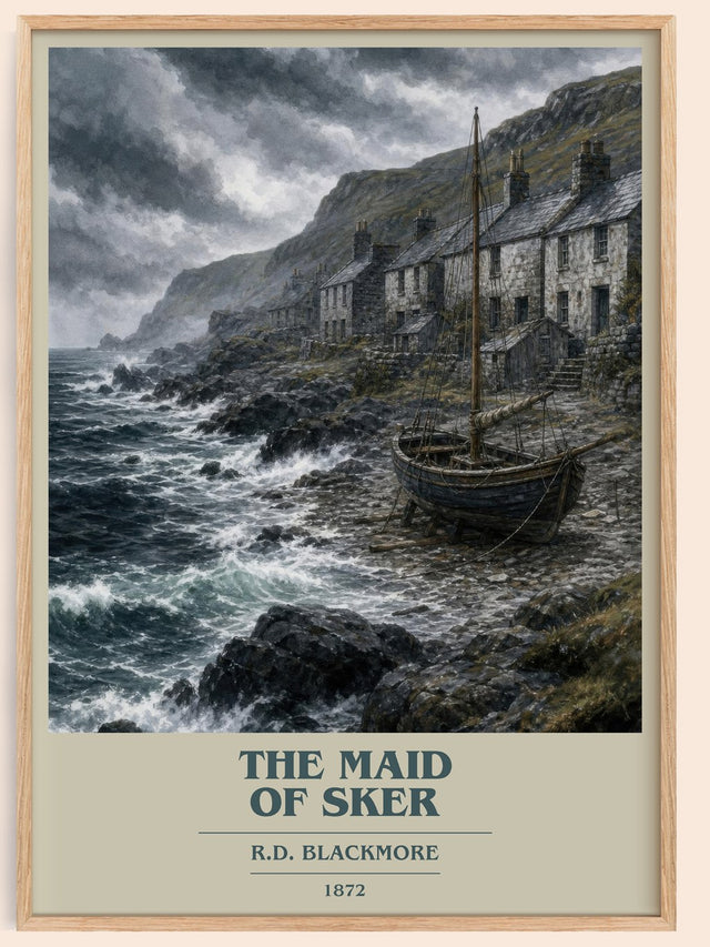 The Maid Of Sker Book Cover Poster by R.D. Blackmore