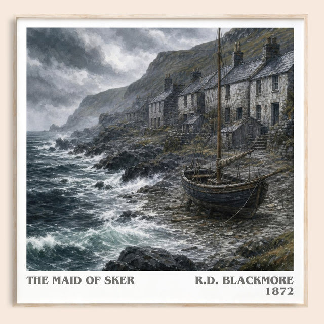 The Maid Of Sker Literary Art Print by R.D. Blackmore