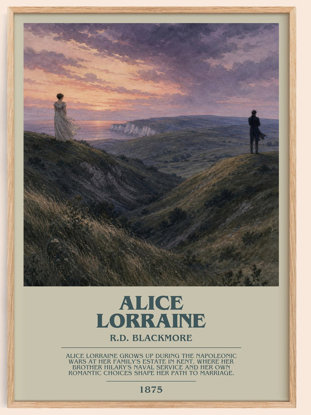 Alice Lorraine Bookish Wall Art by R.D. Blackmore