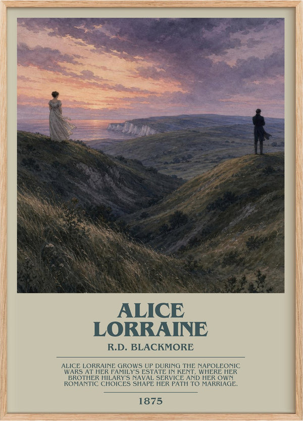 Alice Lorraine Bookish Wall Art by R.D. Blackmore