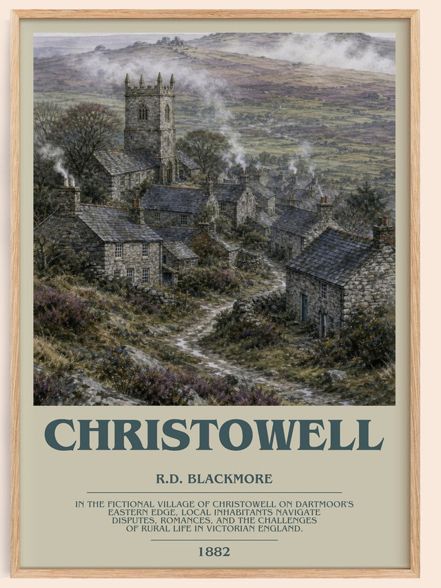 Christowell Bookish Wall Art by R.D. Blackmore