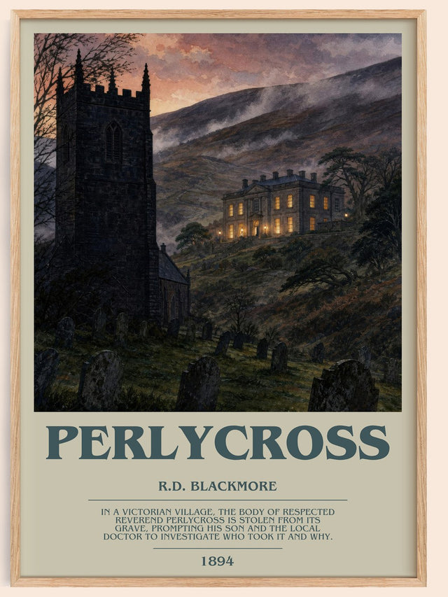 Perlycross Bookish Wall Art by R.D. Blackmore