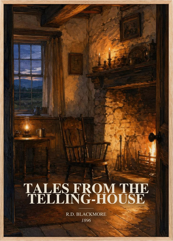 Tales From The Telling-House Book Watercolour Illustration by R.D. Blackmore