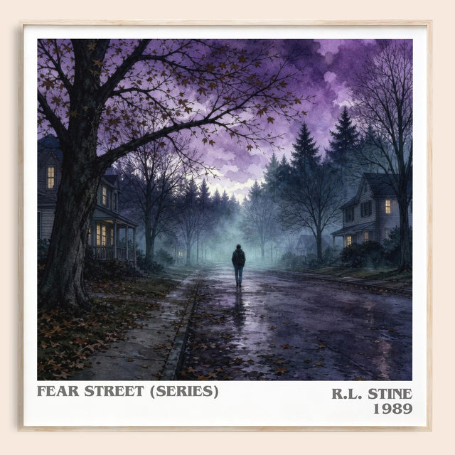 Fear Street (Series) Literary Art Print by R.L. Stine