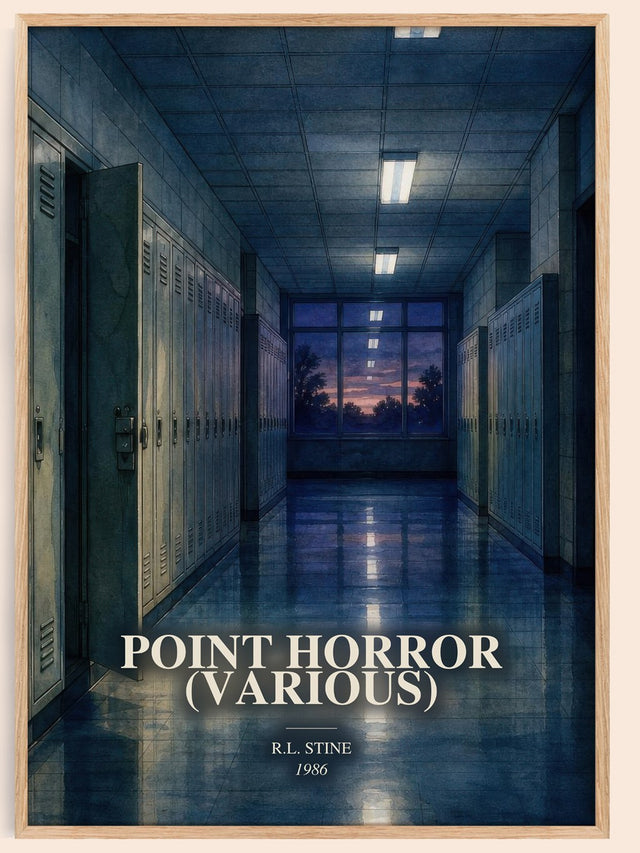 Point Horror (Various) Book Watercolour Illustration by R.L. Stine