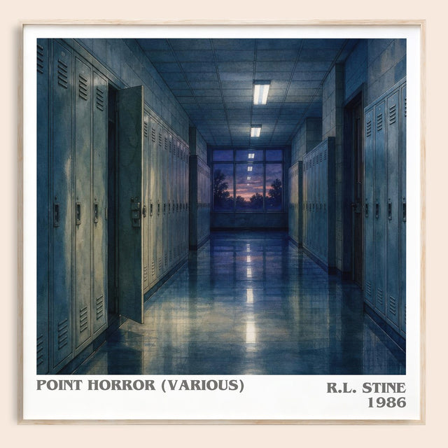 Point Horror (Various) Literary Art Print by R.L. Stine