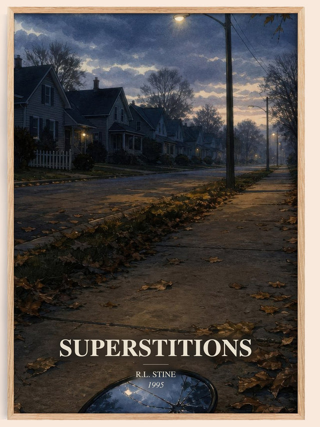 Superstitions Book Watercolour Illustration by R.L. Stine