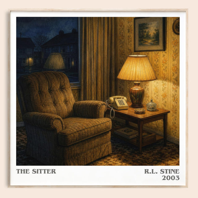 The Sitter Literary Art Print by R.L. Stine