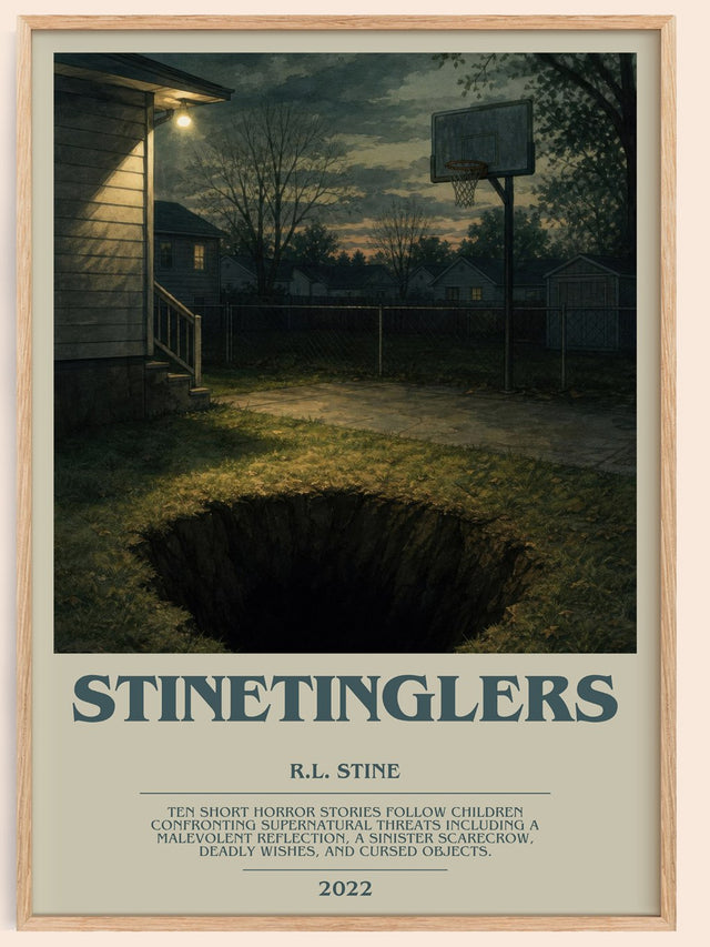 Stinetinglers Bookish Wall Art by R.L. Stine