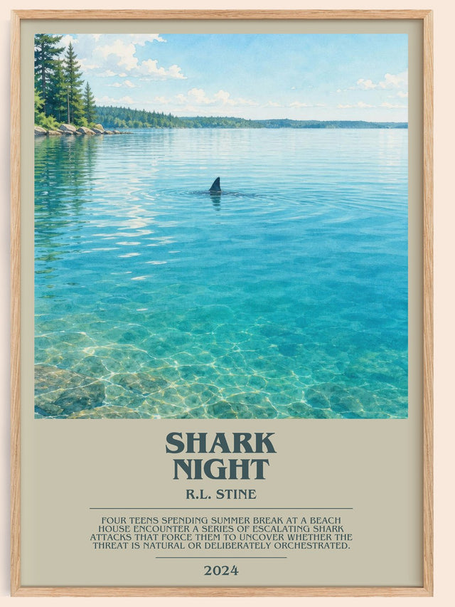 Shark Night Bookish Wall Art by R.L. Stine