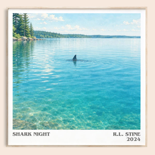Shark Night Literary Art Print by R.L. Stine