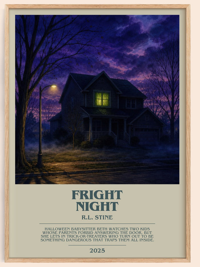 Fright Night Bookish Wall Art by R.L. Stine
