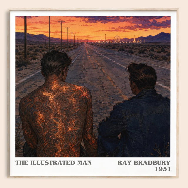 The Illustrated Man Literary Art Print by Ray Bradbury