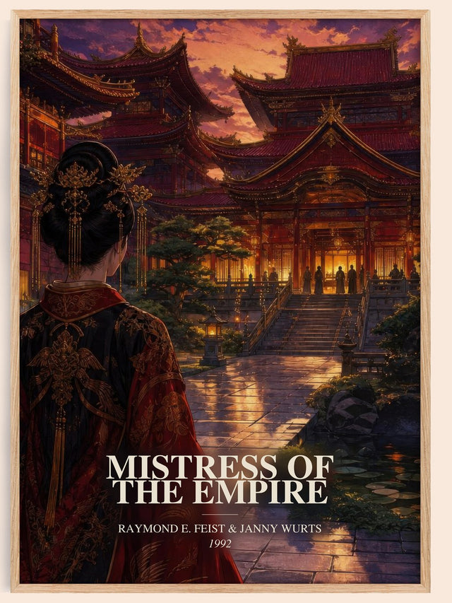 Mistress Of The Empire Book Watercolour Illustration by R. Wurts