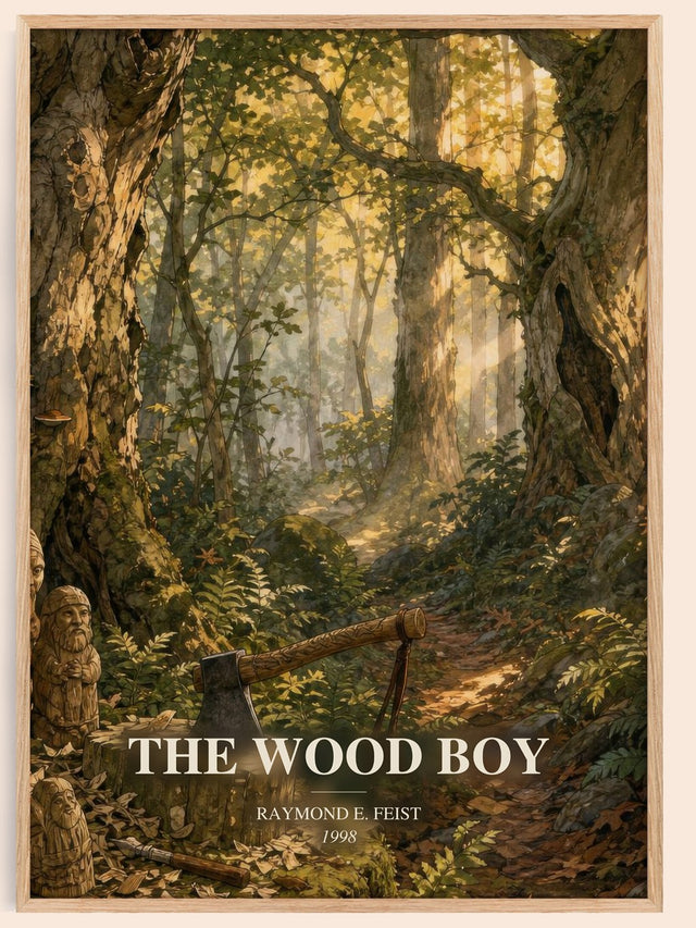 The Wood Boy Book Watercolour Illustration by Raymond E. Feist