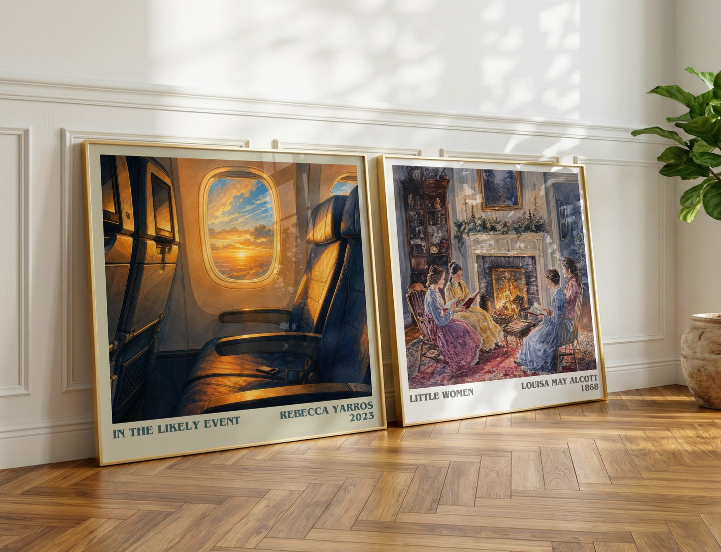 In The Likely Event literary print on bookshelf – Rebecca Yarros fan gift