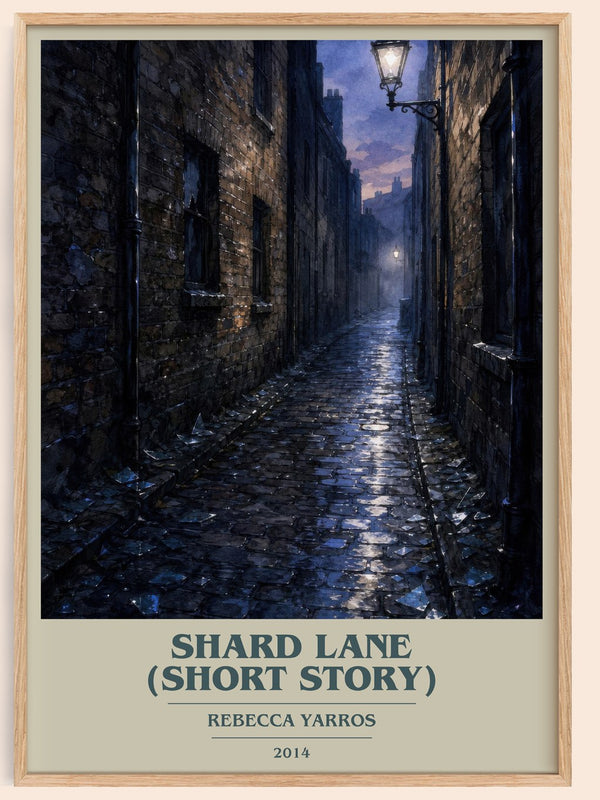 Shard Lane (Short Story) book cover book poster by Rebecca Yarros – framed literary art print