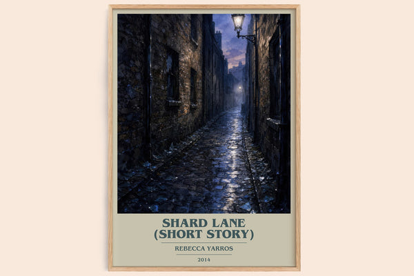Shard Lane (Short Story) book cover book poster by Rebecca Yarros – framed literary art print