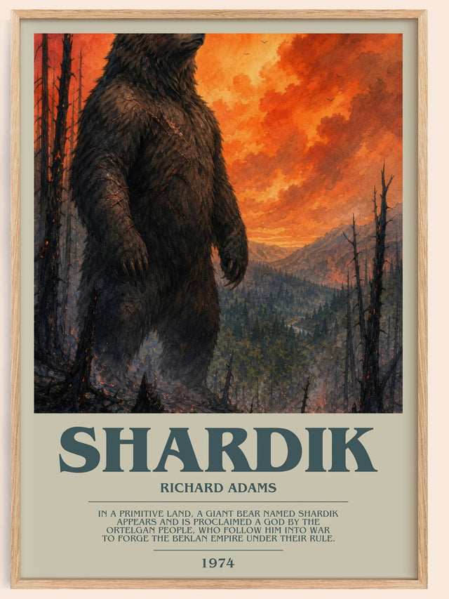Shardik Bookish Wall Art by Richard Adams
