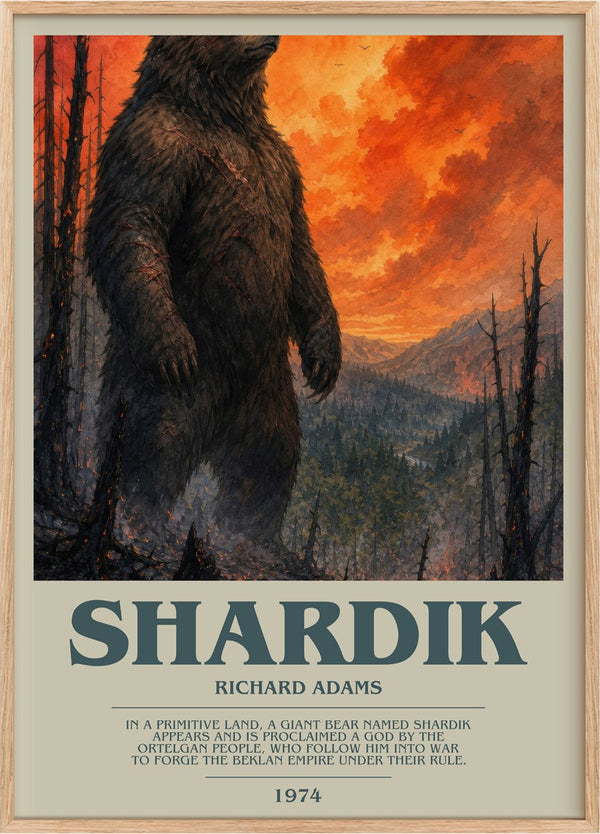 Shardik Bookish Wall Art by Richard Adams
