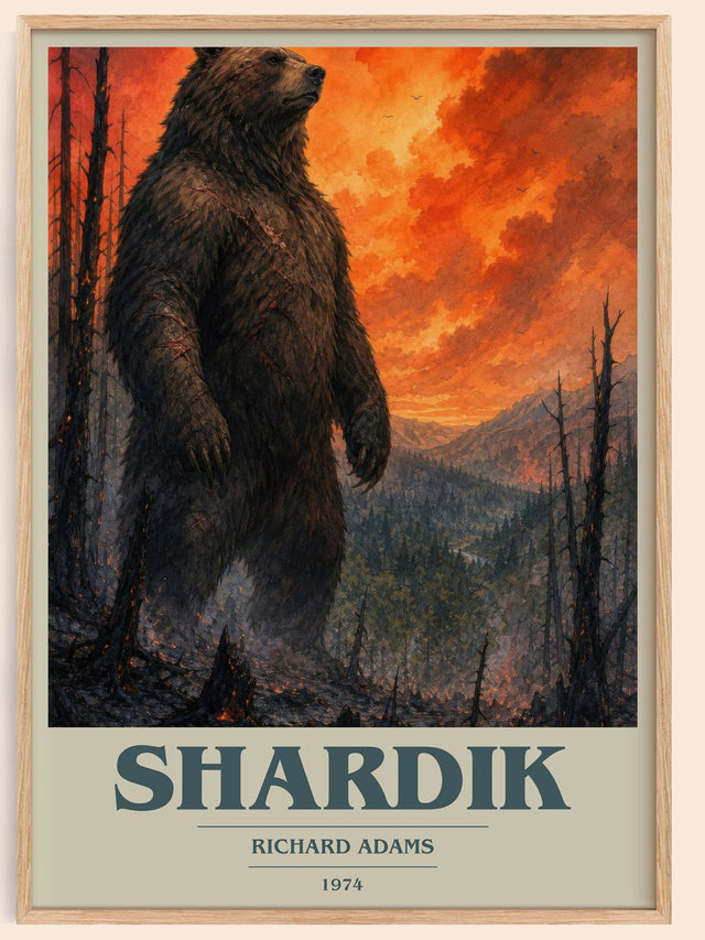 Shardik Book Cover Poster by Richard Adams
