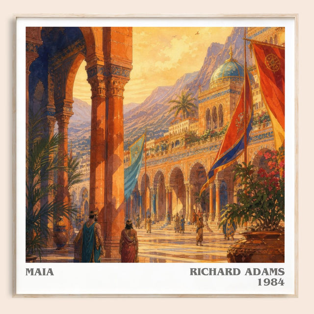 Maia Literary Art Print by Richard Adams