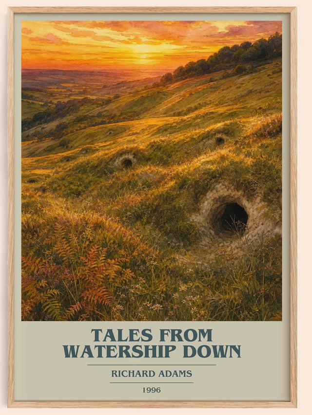 Tales From Watership Down Book Cover Poster by Richard Adams