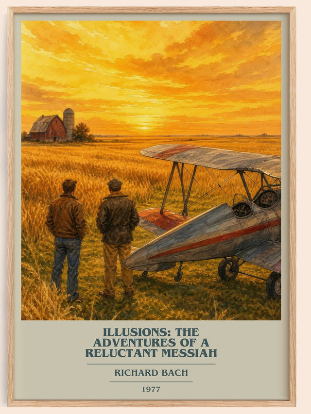 Illusions: The Adventures Of A Reluctant Messiah Book Cover Poster –