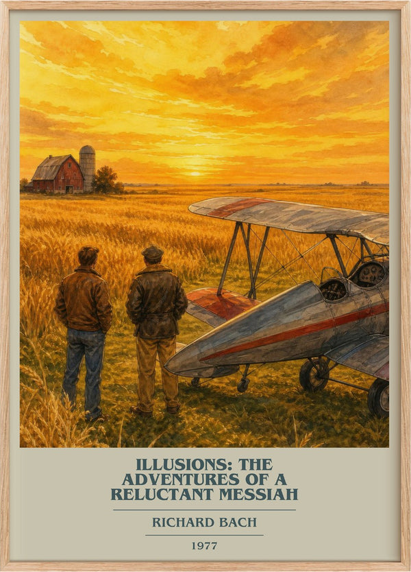 Illusions: The Adventures Of A Reluctant Messiah Book Cover Poster –