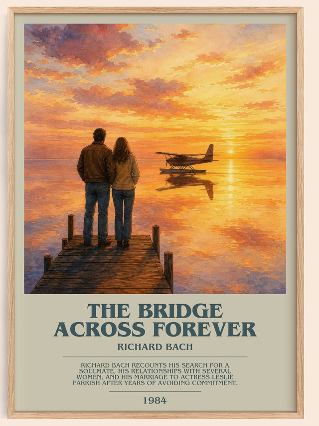 The Bridge Across Forever Bookish Wall Art by Richard Bach