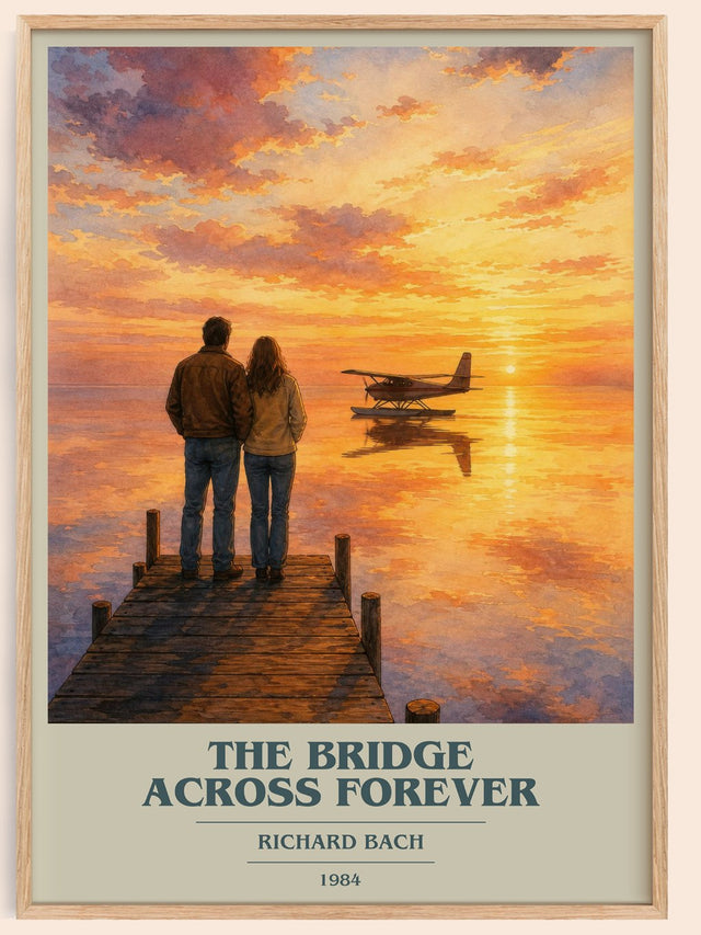 The Bridge Across Forever Book Cover Poster by Richard Bach