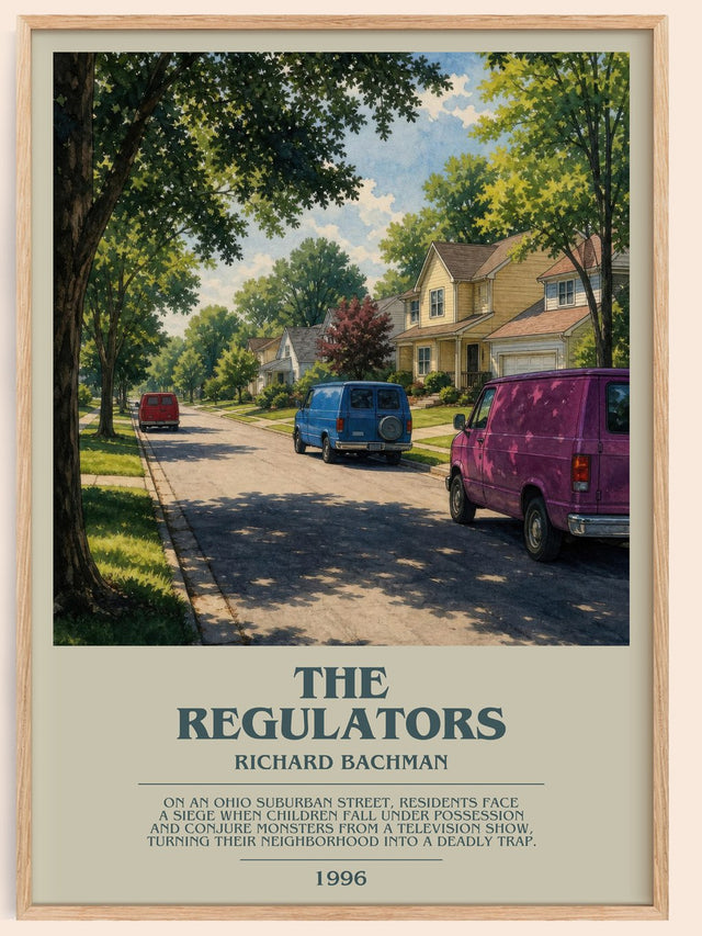 The Regulators Bookish Wall Art by Richard Bachman