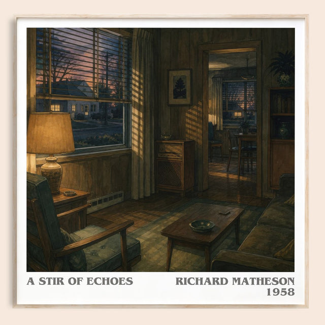 A Stir Of Echoes Literary Art Print by Richard Matheson