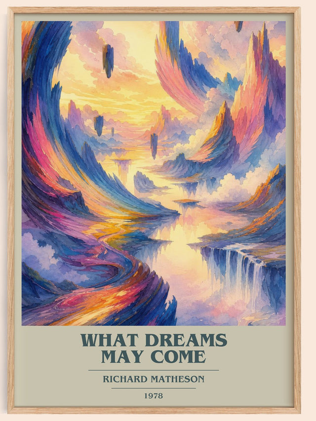 What Dreams May Come Book Cover Poster by Richard Matheson