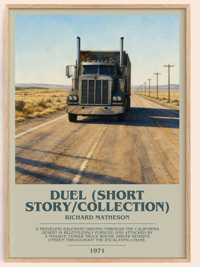 Duel (Short Story/Collection) Bookish Wall Art by Richard Matheson