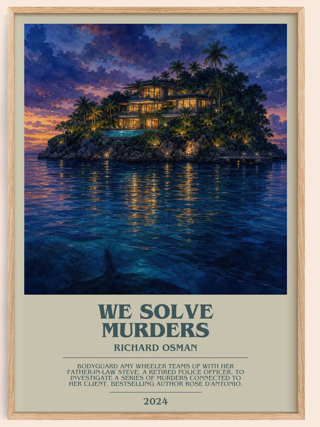 We Solve Murders Bookish Wall Art by Richard Osman