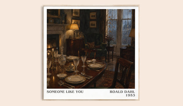 Someone Like You literary book poster by Roald Dahl – framed literary art print