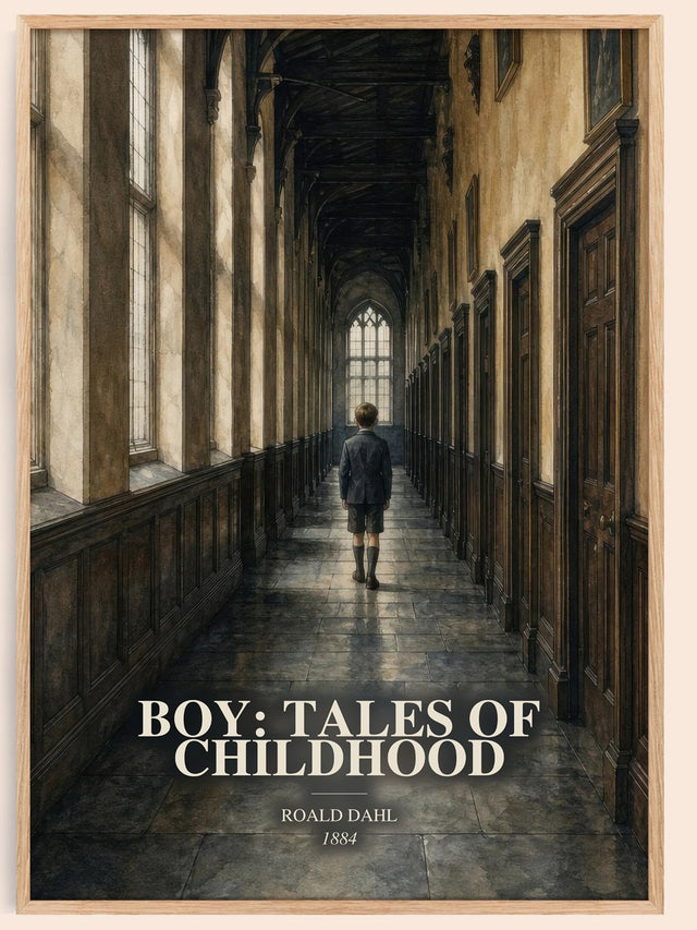 Boy: Tales Of Childhood Book Watercolour Illustration by Roald Dahl