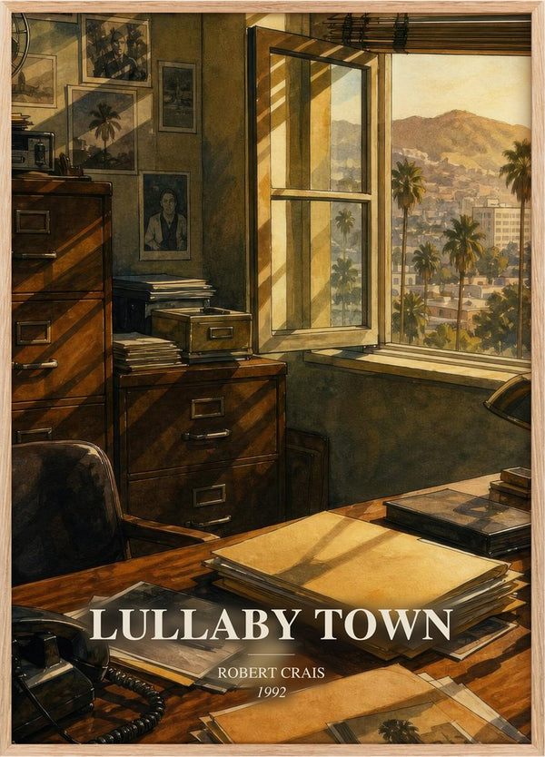 Lullaby Town Book Watercolour Illustration by Robert Crais