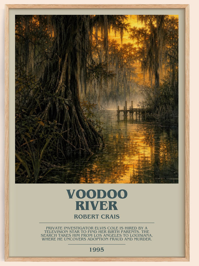 Voodoo River Bookish Wall Art by Robert Crais
