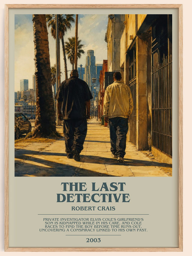 The Last Detective Bookish Wall Art by Robert Crais