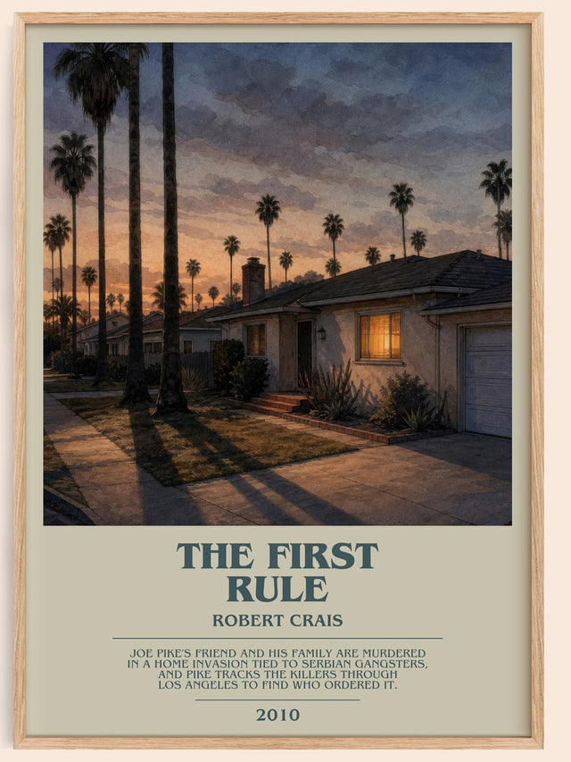 The First Rule Bookish Wall Art by Robert Crais