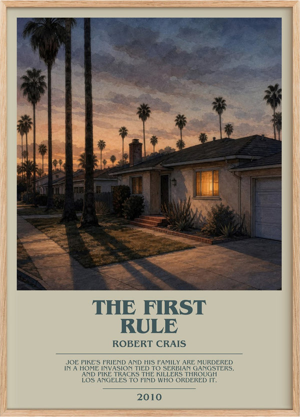 The First Rule Bookish Wall Art by Robert Crais