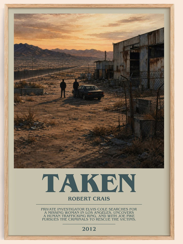 Taken Bookish Wall Art by Robert Crais