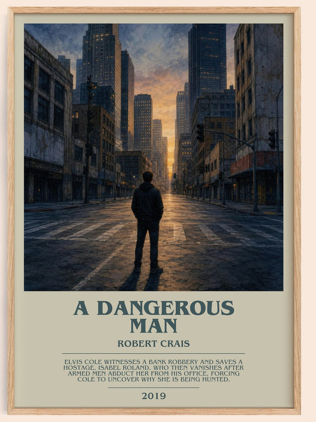 A Dangerous Man Bookish Wall Art by Robert Crais